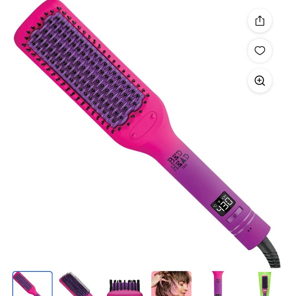 BedHead Pink and Purple Hair Styling Tools